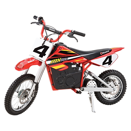 Razor MX500 Dirt Rocket Electric Dirt Bike, Red