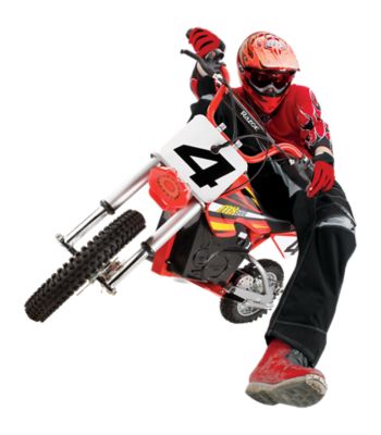 Image showing  MX500 Dirt Rocket Electric Dirt Bike, Red