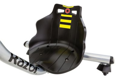 Image showing 6 th Razor Power Rider 360 Electric Powered Ride-On 3-Wheeler, Black/Yellow