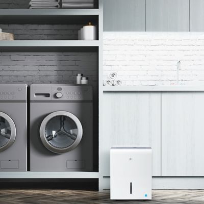 Image showing  22 pt. Flat Panel Energy Star Electronic Dehumidifier, 1,500 sq. ft., 6.3 pt. Bucket Capacity