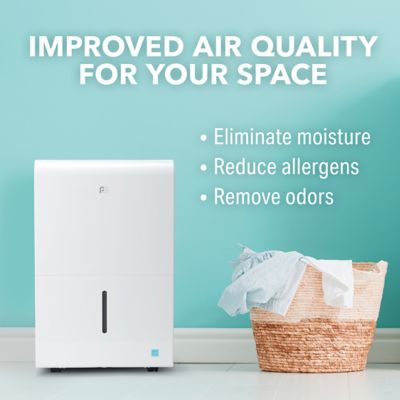 Image showing 8 th Perfect Aire 22 pt. Flat Panel Energy Star Electronic Dehumidifier, 1,500 sq. ft., 6.3 pt. Bucket Capacity