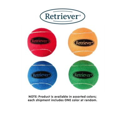 Image showing  4 in. Jumbo Tennis Ball Dog Toy, Assorted Colors