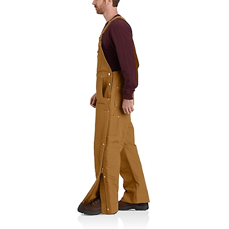 Carhartt Loose Fit Firm Duck Insulated Bib Overalls, 104393 at Tractor  Supply Co.