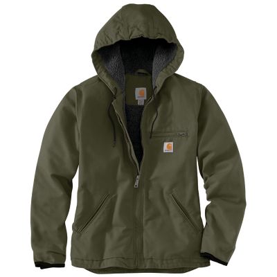 Image showing 1 th Carhartt Women's Washed Duck Sherpa-Lined Jacket