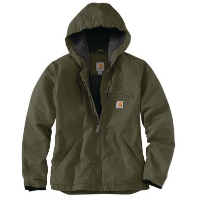 Carhartt Women's Washed Duck Sherpa-Lined Jacket