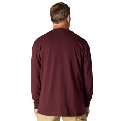 Image showing 3 th Carhartt Men's K126 Loose Fit Long-Sleeve Workwear Pocket T-Shirt