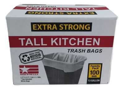 Trash Bags - Extra Tall Kitchen - 13 gallon