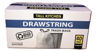 Jadcore 13 gal. Tall Kitchen Trash Bags, 100 Ct.