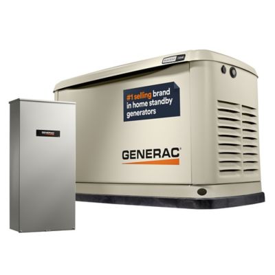 Generac Guardian 14kW Whole Home Standby Generator with 200A Transfer Switch, Wi-Fi enabled Excellent Generator