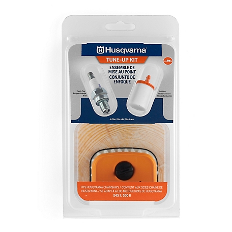 Husqvarna 599334301 545 ll/550XP ll Chainsaw Maintenance Kit, Easy-to-Install Chainsaw Parts Tune Up Kit