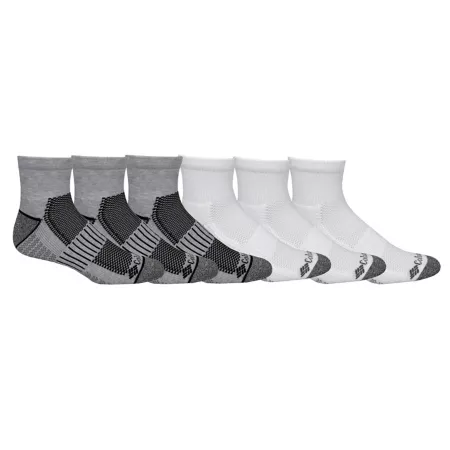 Columbia Sportswear Men's Quarter Athletic Socks 6 Pairs RCS628MTRAS76PR Men's Crew Socks