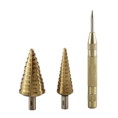 Barn Star Assorted Step Drill Set, 3 pc.