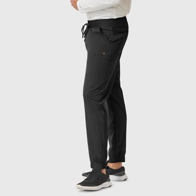 Image showing  Men's Rugged Flex 8-Pocket Stretch Fit Mid-Rise Comfort Cargo Jogger Scrub Pants