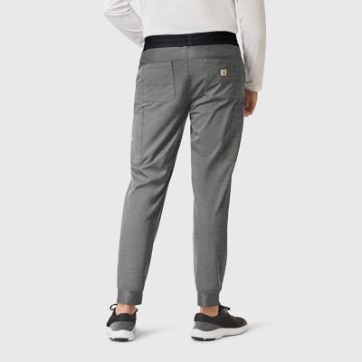 Image showing  Men's Rugged Flex 8-Pocket Stretch Fit Mid-Rise Comfort Cargo Jogger Scrub Pants