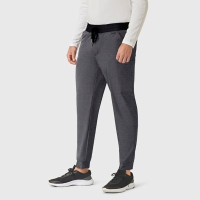 Image showing  Men's Rugged Flex 8-Pocket Stretch Fit Mid-Rise Comfort Cargo Jogger Scrub Pants