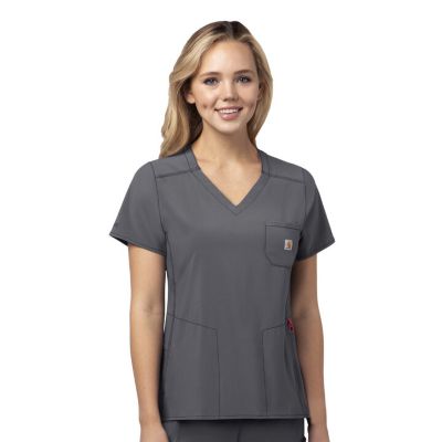 Carhartt Force Cross-Flex Chest Pocket Scrub Top I checked to see if they had sent a Men's Lg because the fit was so loose