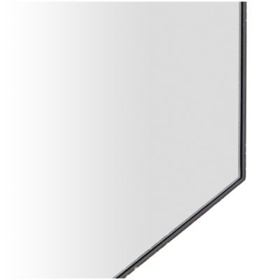 Image showing  Black Wood Wall Mirror with Thin Minimalistic Frame 24 x 1 x 21in., 60147