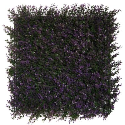 Greensmart Dekor 19.68 in. x 19.68 in. Artificial Foliage Lavender Style Wall Panels, 4 pc.