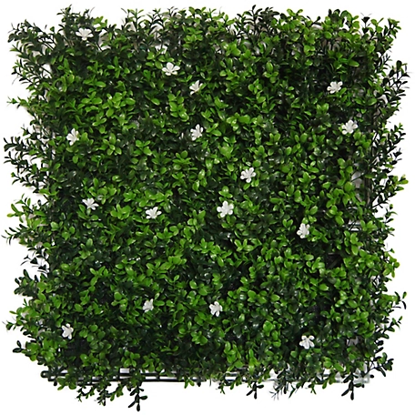 Greensmart Dekor 19.68 in. x 19.68 in. Artificial Foliage Tulum Style Wall Panels, 4 pc.