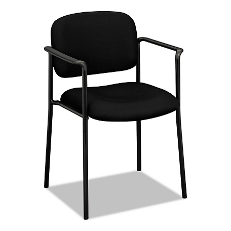 HON VL616 Stacking Guest Chair with Arms, Steel Frame