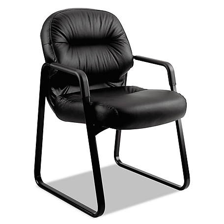 HON Pillow-Soft 2090 Series Guest Arm Chair, Memory Foam, Sled Base
