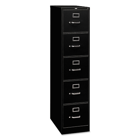 HON 310 Series 5-Drawer Full-Suspension File Cabinet, Legal Size