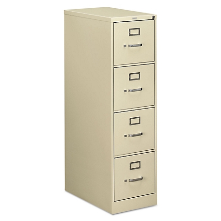 HON 510 Series 4-Drawer Full-Suspension File Cabinet, Letter