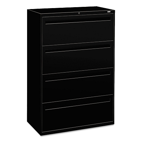 HON 700 Series 4-Drawer Lateral File Cabinet, 18 in. x 36 in.