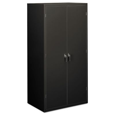 HON Assembled Storage Cabinet, Charcoal