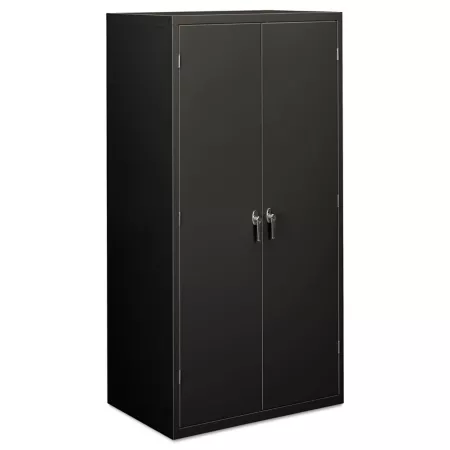 HON Assembled Storage Cabinet Charcoal Bookcases & Bookshelves