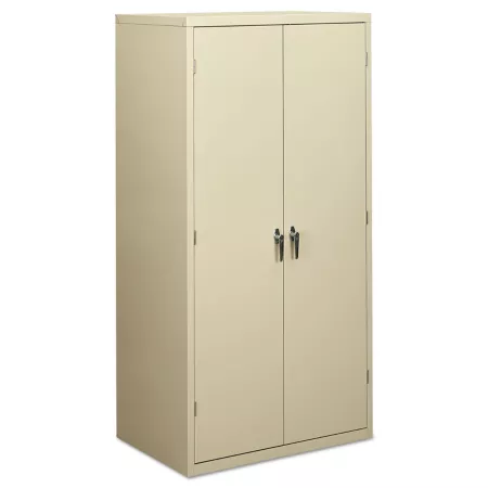 HON Assembled Storage Cabinet Putty Bookcases & Bookshelves