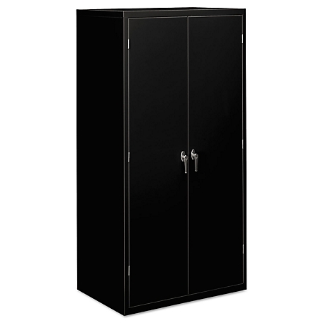 Hon Assembled Storage Cabinet Black At