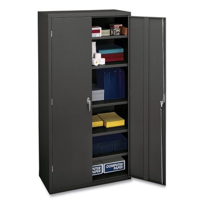 HON Assembled Storage Cabinet, 250 lb. Shelf Capacity, Charcoal