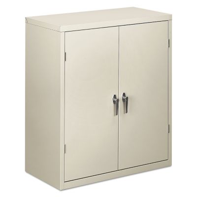 HON 2-Shelf Assembled Storage Cabinet, Light Gray
