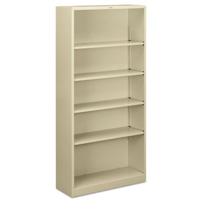 HON 5-Shelf Metal Bookcase