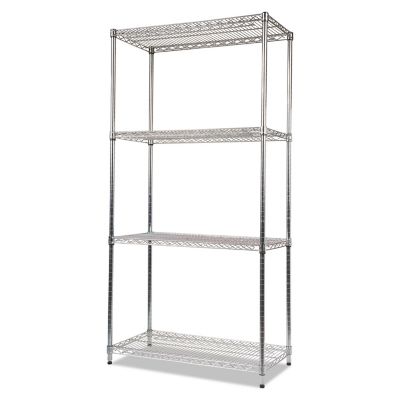 Image showing  4-Shelf NSF Certified Industrial Wire Shelving Kit, 36 in. x 18 in. x 72 in.