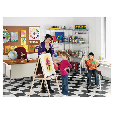 Image showing  4-Shelf NSF Certified Industrial Wire Shelving Kit, 36 in. x 18 in. x 72 in.