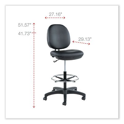 Image showing  Interval Series Swivel Task Stool, Supports Up to 275 lb.