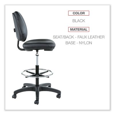 Image showing  Interval Series Swivel Task Stool, Supports Up to 275 lb.