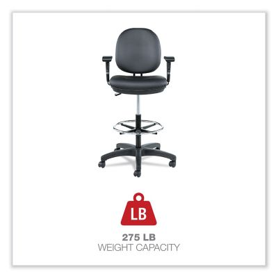Image showing  Interval Series Swivel Task Stool, Supports Up to 275 lb.