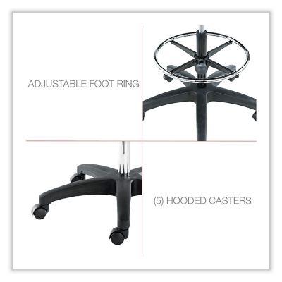 Image showing  Interval Series Swivel Task Stool, Supports Up to 275 lb.