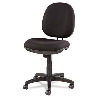 Image showing 9 th Alera Interval Series Swivel and Tilt Fabric Chair, Supports Up to 275 lb., Black Seat, Black Back, Black Base