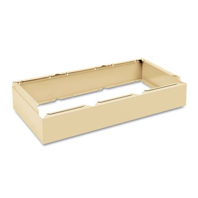 Tennsco 3 Wide Closed Locker Base, 36 in. x 18 in. x 6 in., Sand