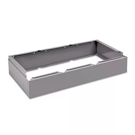 Tennsco 3-Width Closed Locker Base 36 in x 18 in x 6 in Medium Gray Freestanding Garage Cabinets