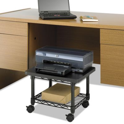 Image showing 2 th Safco Under-Desk Printer/Fax Stand, 1 Shelf