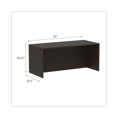 Image showing  65 in. Valencia Series Rectangular Straight Front Desk Shell