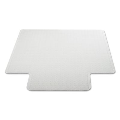 Image showing 6 th Alera Vinyl Moderate Use Studded Chair Mat for Low Pile Carpet, Smooth Beveled Edge