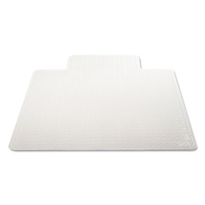 Image showing 7 th Deflecto Vinyl Duramat Moderate Use Chair Mat for Low Pile Carpet, Smooth Beveled Edge