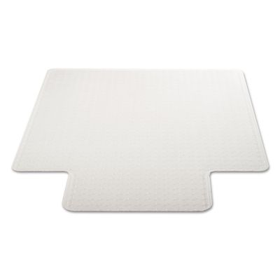 Image showing 8 th Deflecto Vinyl Duramat Moderate Use Chair Mat for Low Pile Carpet, Smooth Beveled Edge