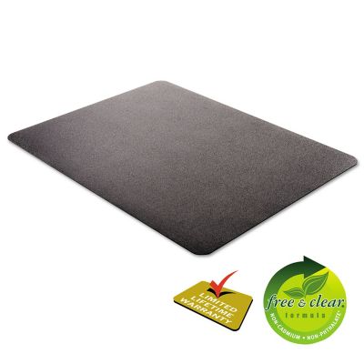 Image showing  Vinyl EconoMat All-Day Use Chair Mat for Hard Floors, Classic Straight Edge Finish